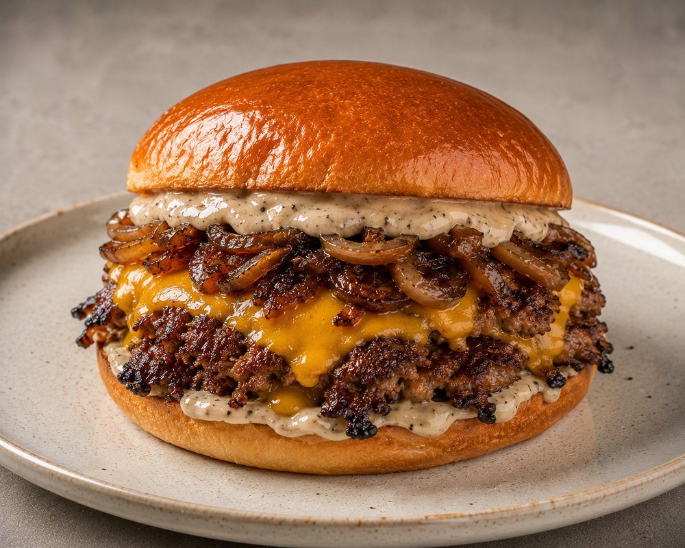 Super Pasta Truffle smashburger